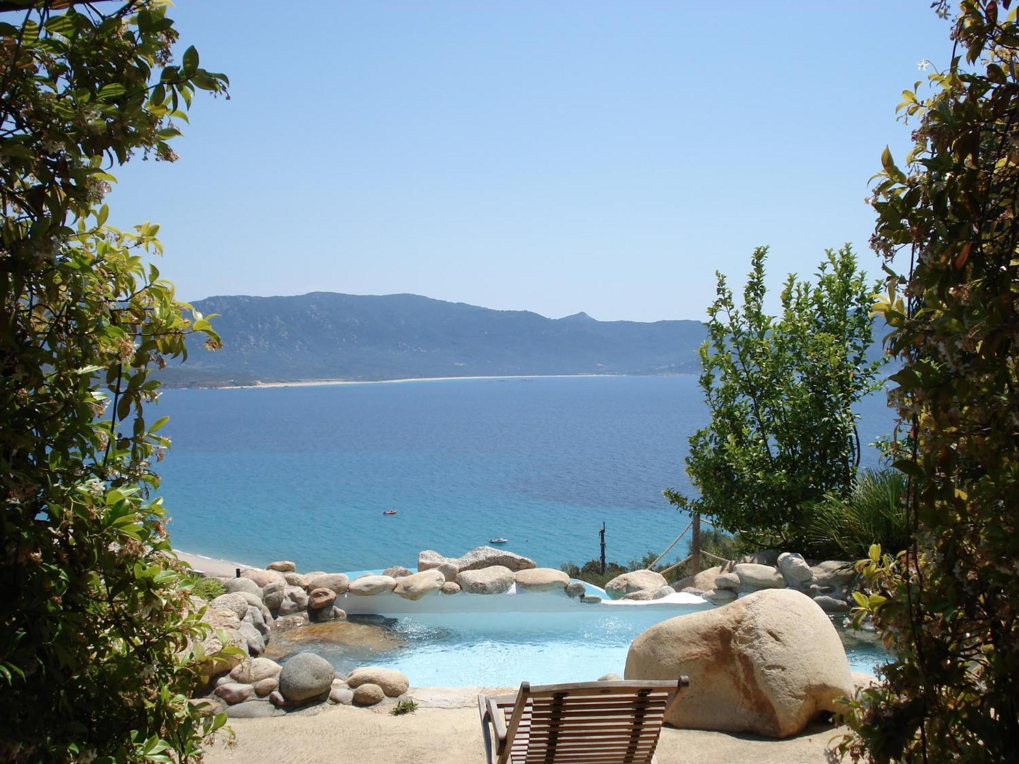 Villas Valinco San Martinu Corse Du Sud - Vue Et Proche Mer - Piscines-7 Chambres 오므또 객실 사진